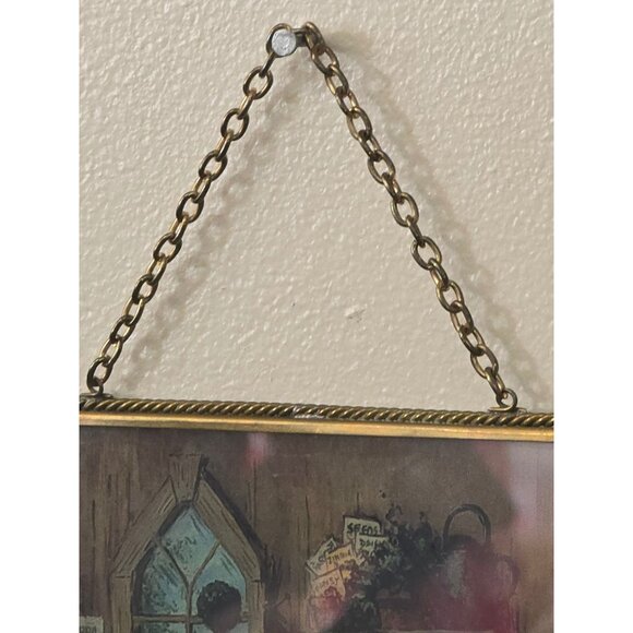 Vintage Wall Hanging Decor By Debbi Mumm With Chain - Picture 4 of 10